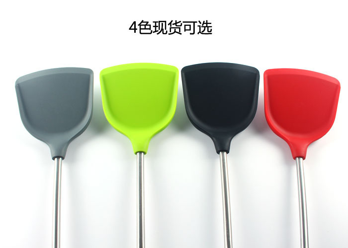 硅膠鍋鏟安全嗎，硅膠鍋鏟高溫有毒嗎，硅膠鍋鏟可以下油鍋嗎